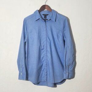 White House Black Market Woman's Button-Down Shirt in size 12